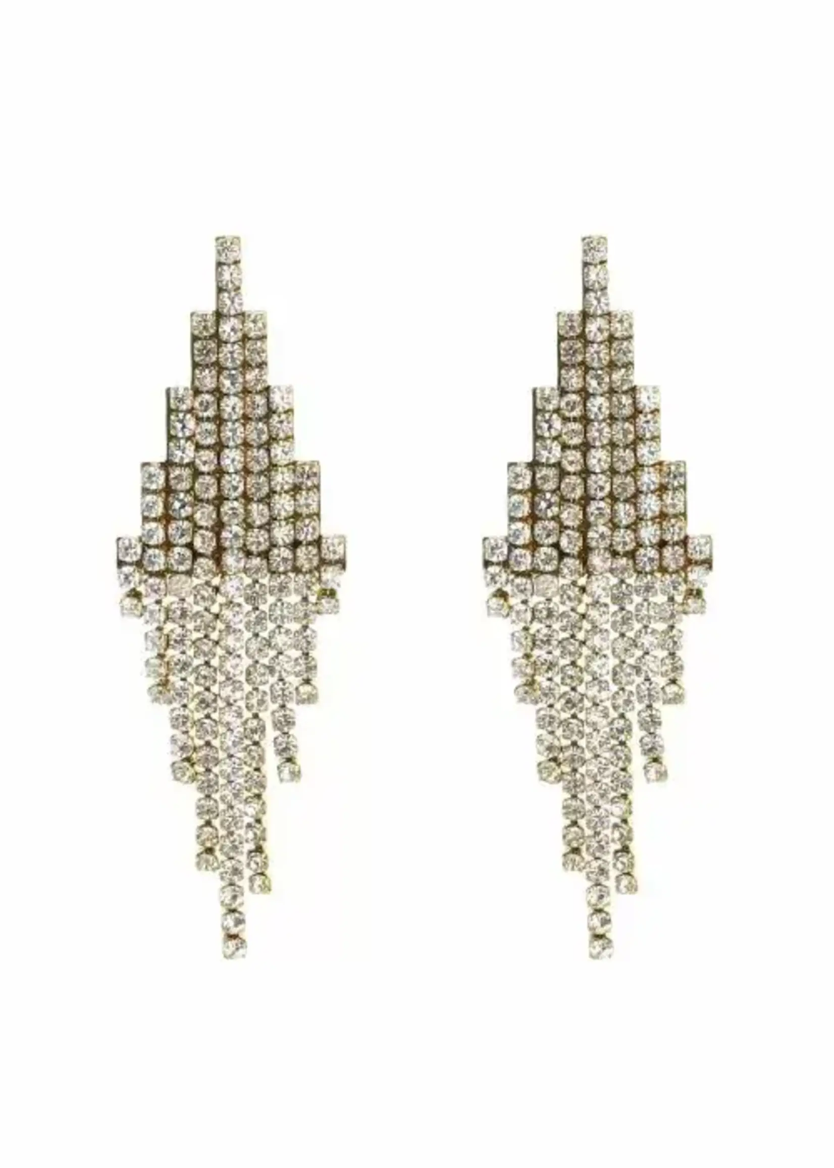 More the Firm Oorbellen shimmering diamond