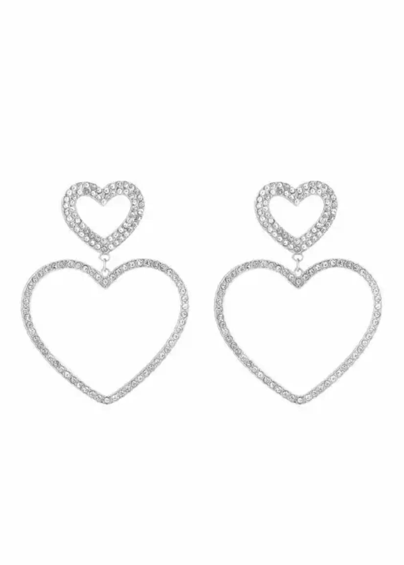 Flo Boutique Oorbellen shimmering hearts