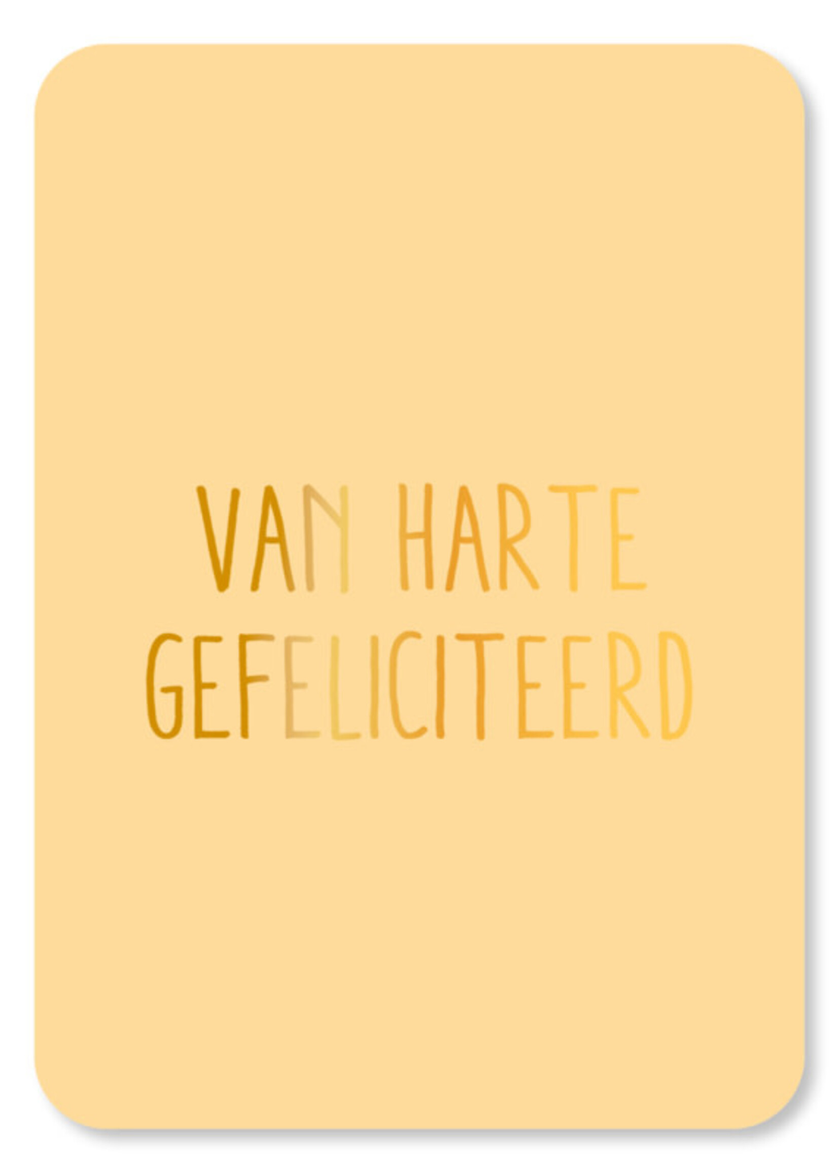 Kaartjes van Maaike Kaart goudfolie KvM II