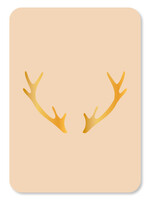 Kaartjes van Maaike Kerstkaart goudfolie KvM