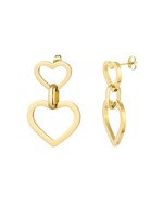 More the Firm Oorbellen chained hearts