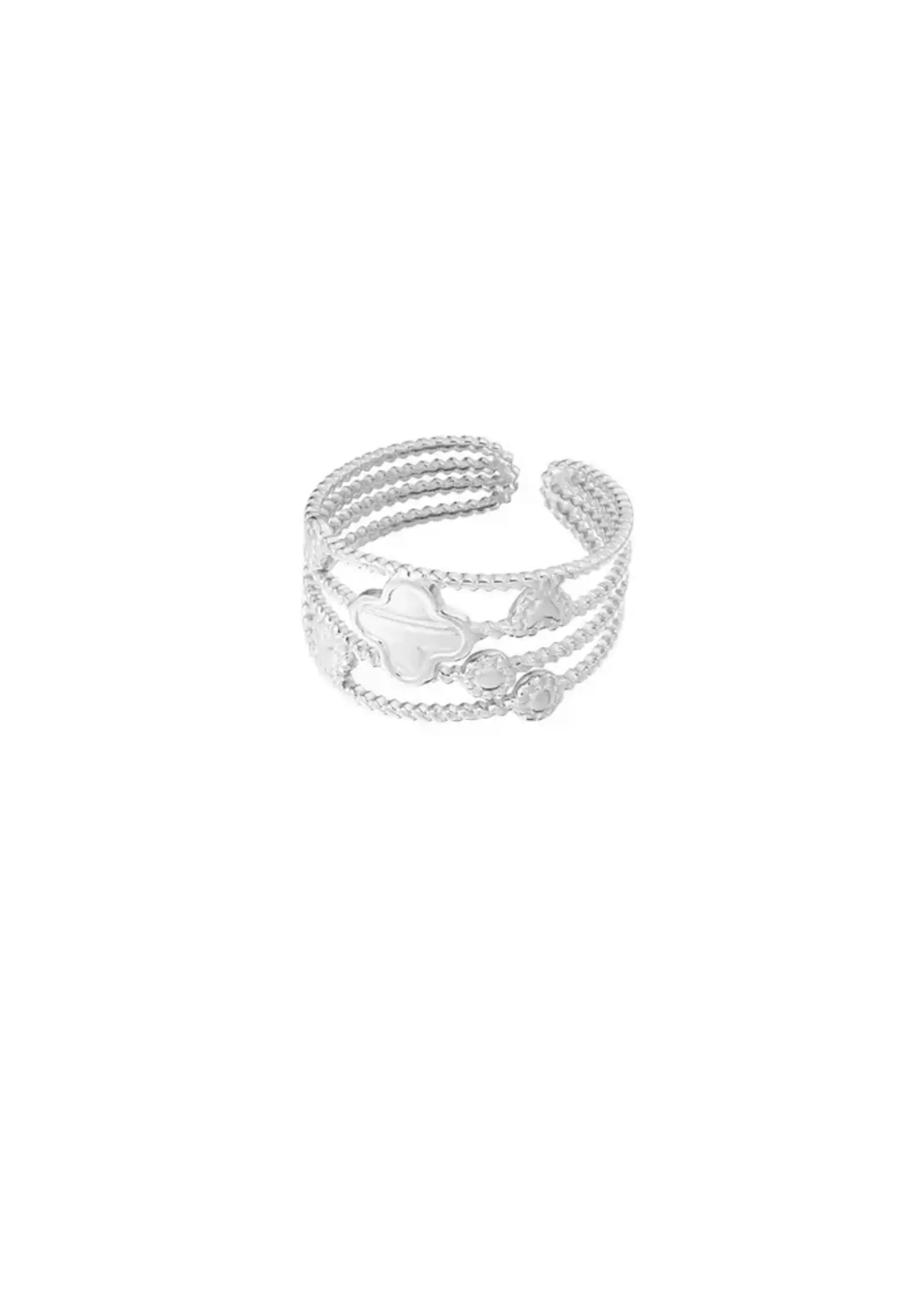 Flo Boutique Ring 4-laags bedels