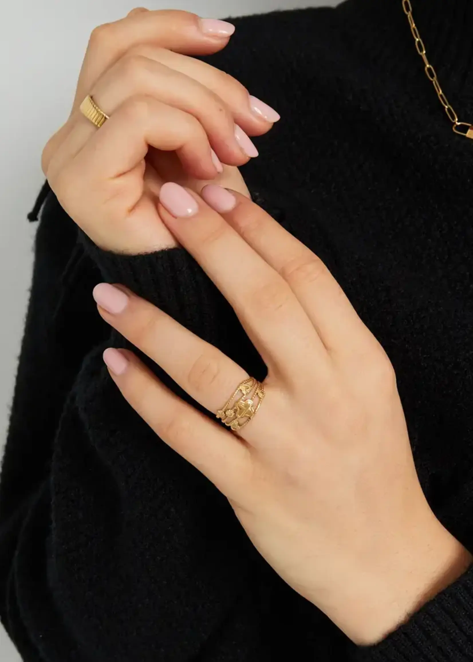 More the Firm Ring 4-laags bedels