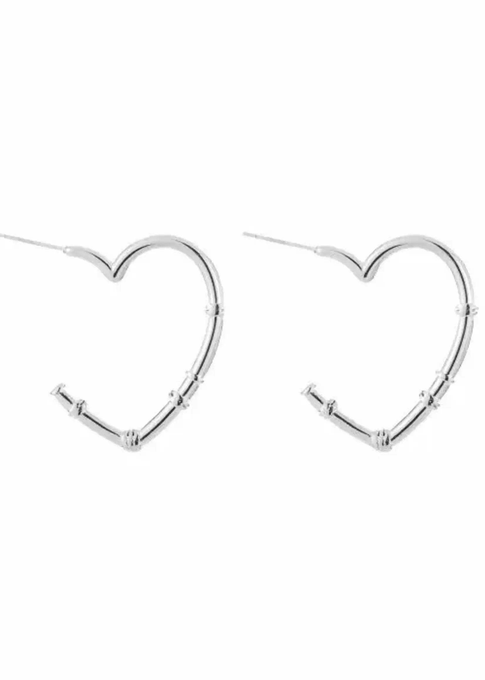 Flo Boutique Oorbellen bamboo heart