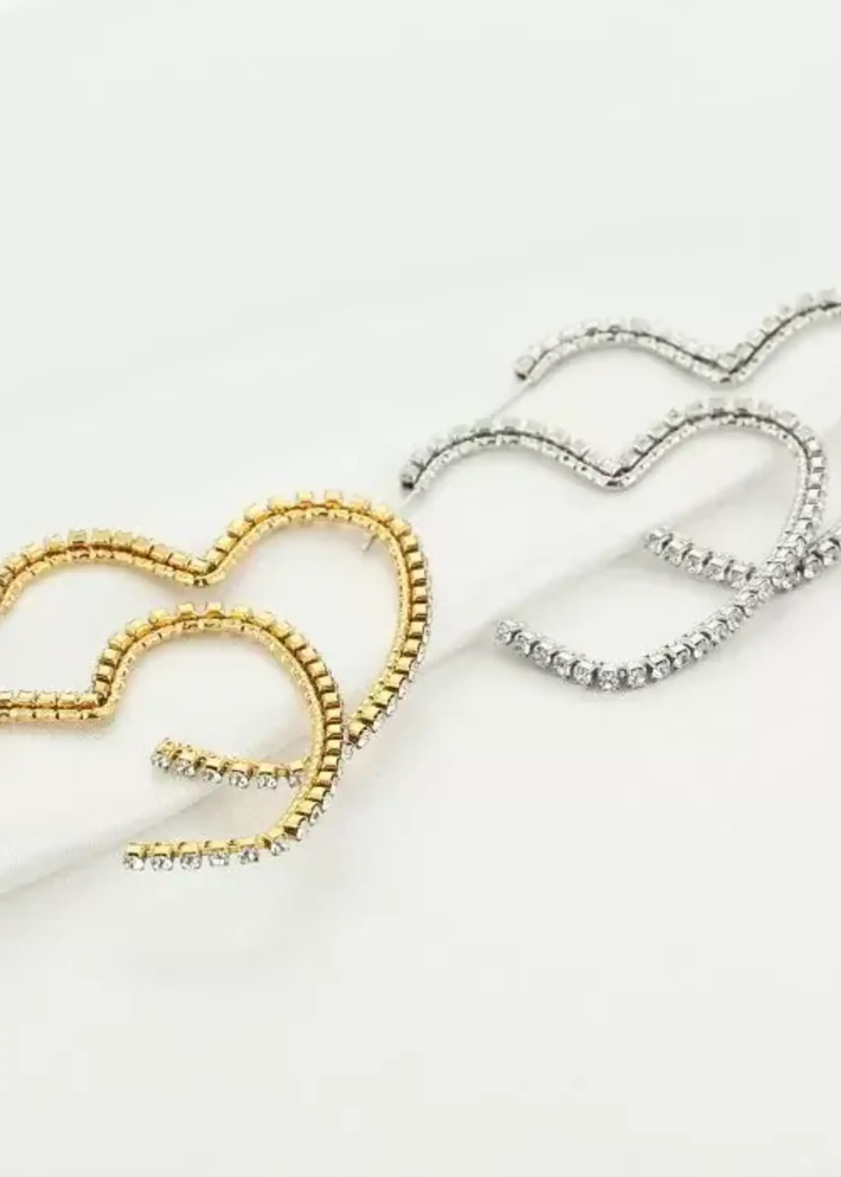 Flo Boutique Oorbellen Love  L