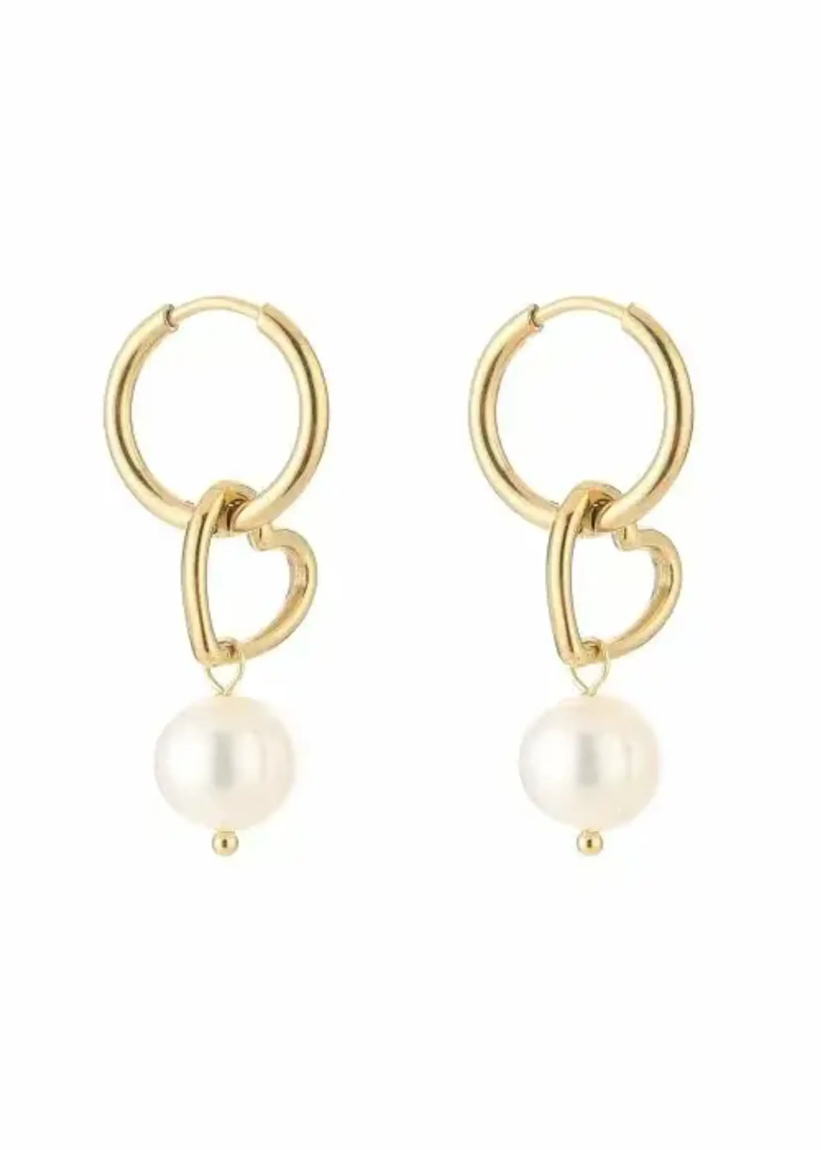 Flo Boutique Oorbellen hearty pearl