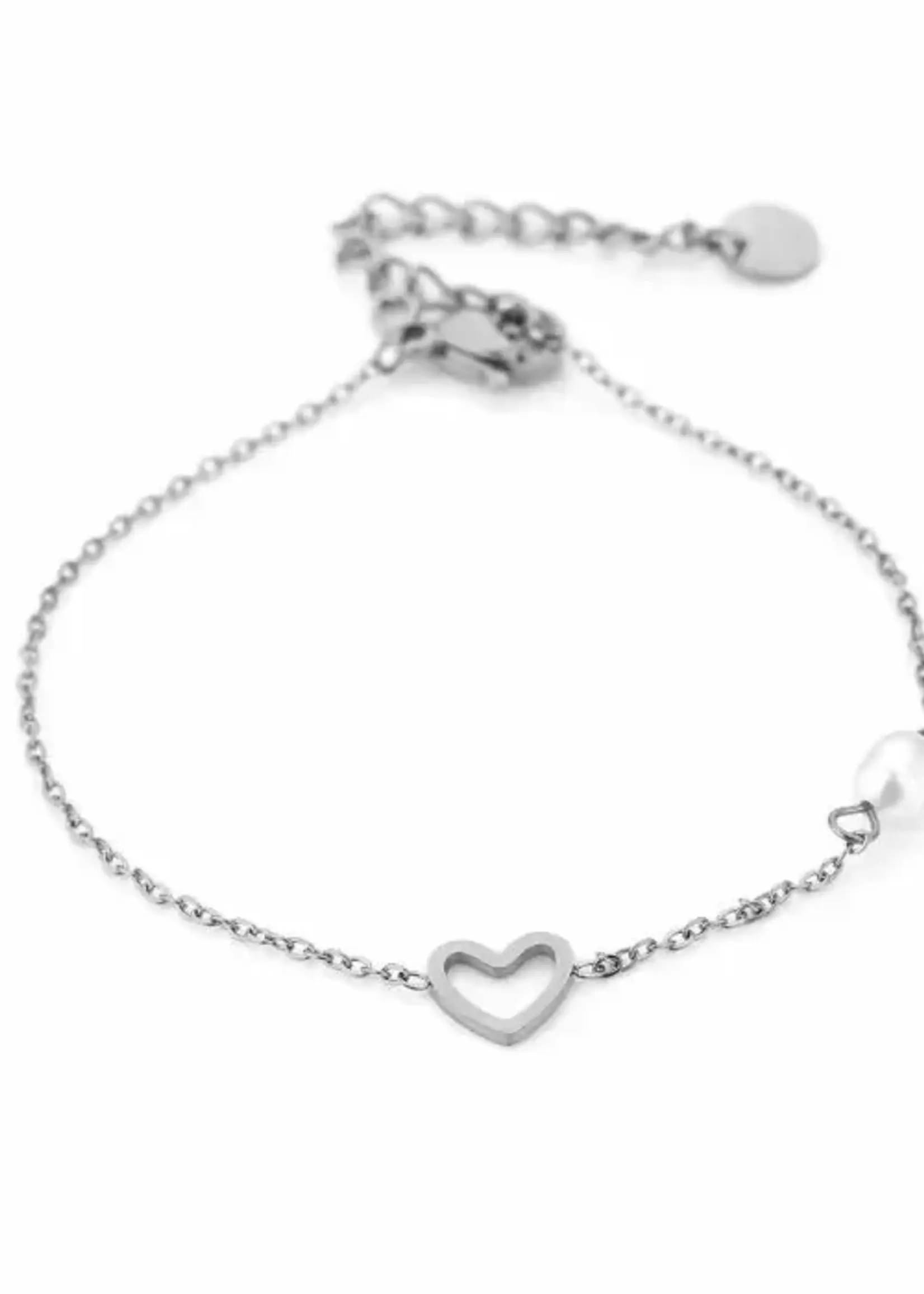 Flo Boutique Armband heart and pearl