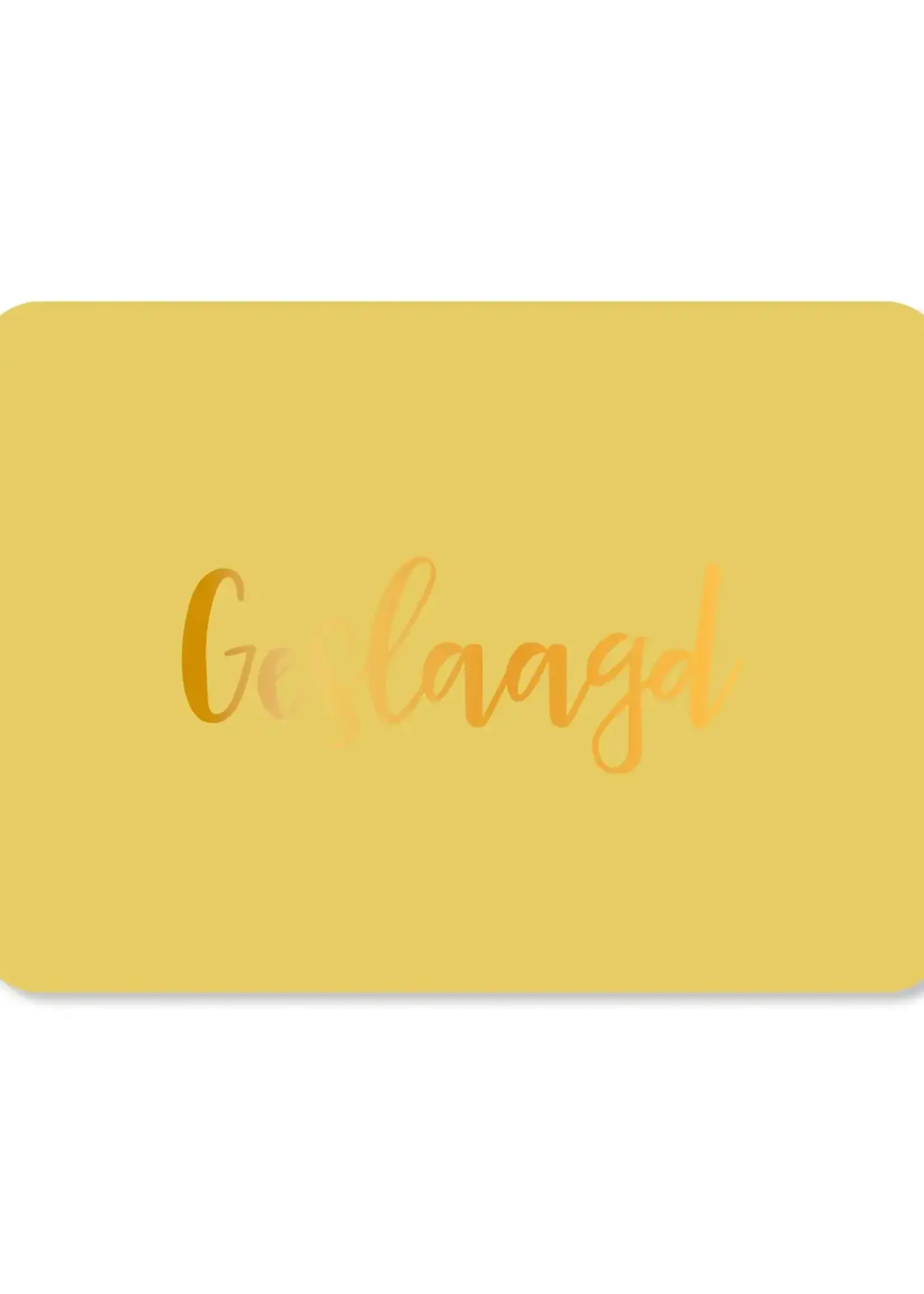 Kaartjes van Maaike Kaart goudfolie KvM II