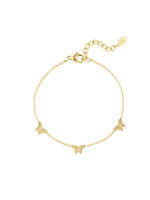 Flo Boutique Armband three butterflies