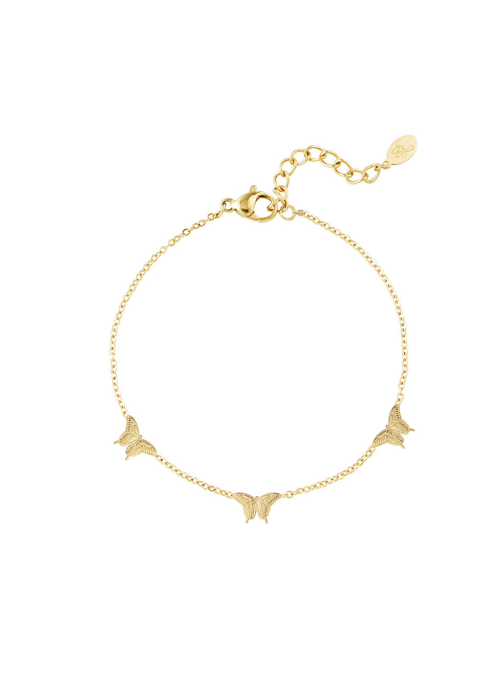 More the Firm Armband three butterflies