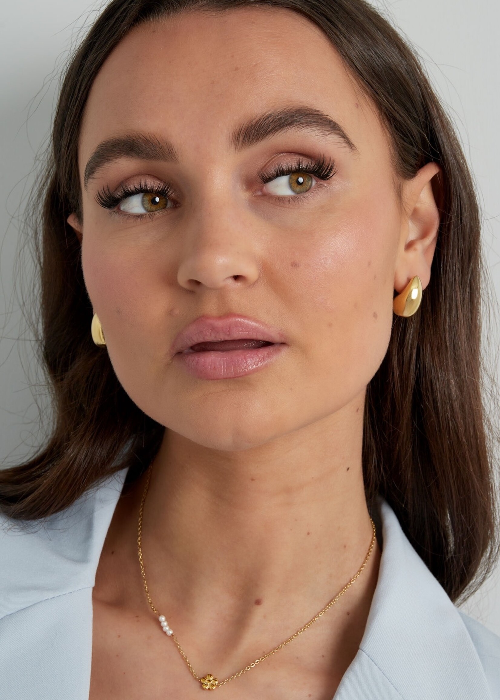 Flo Boutique Ketting Flower and pearls