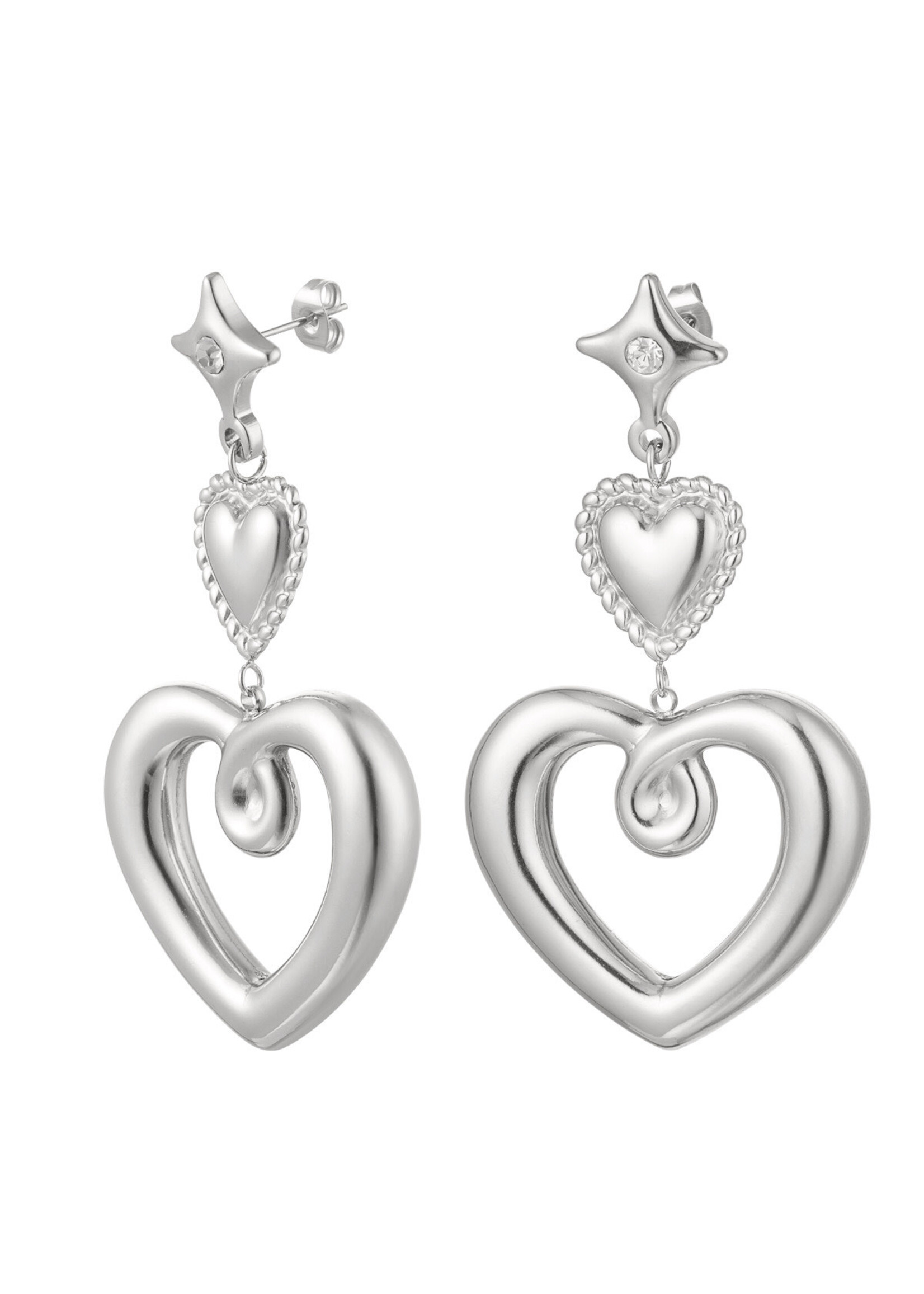 More the Firm Statement earrings charms