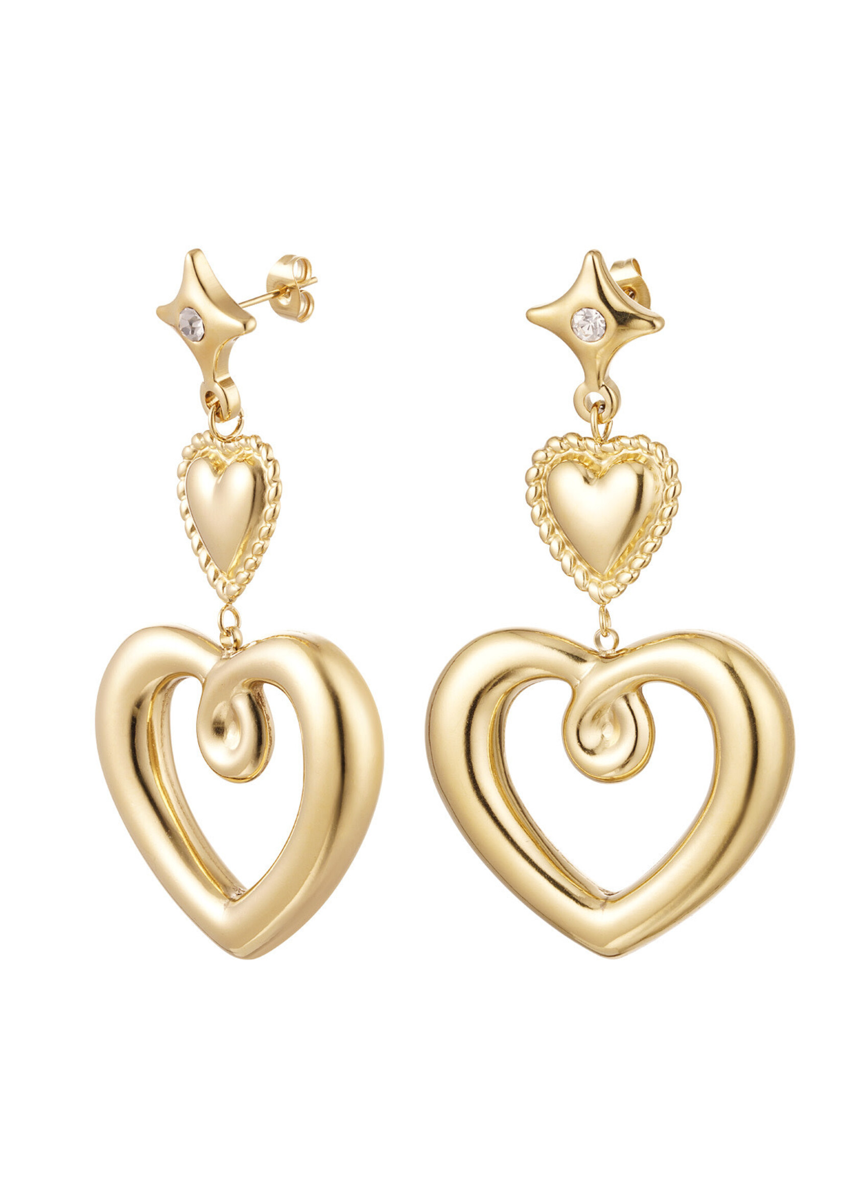 More the Firm Statement earrings charms