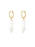 More the Firm Oorbellen long pearl