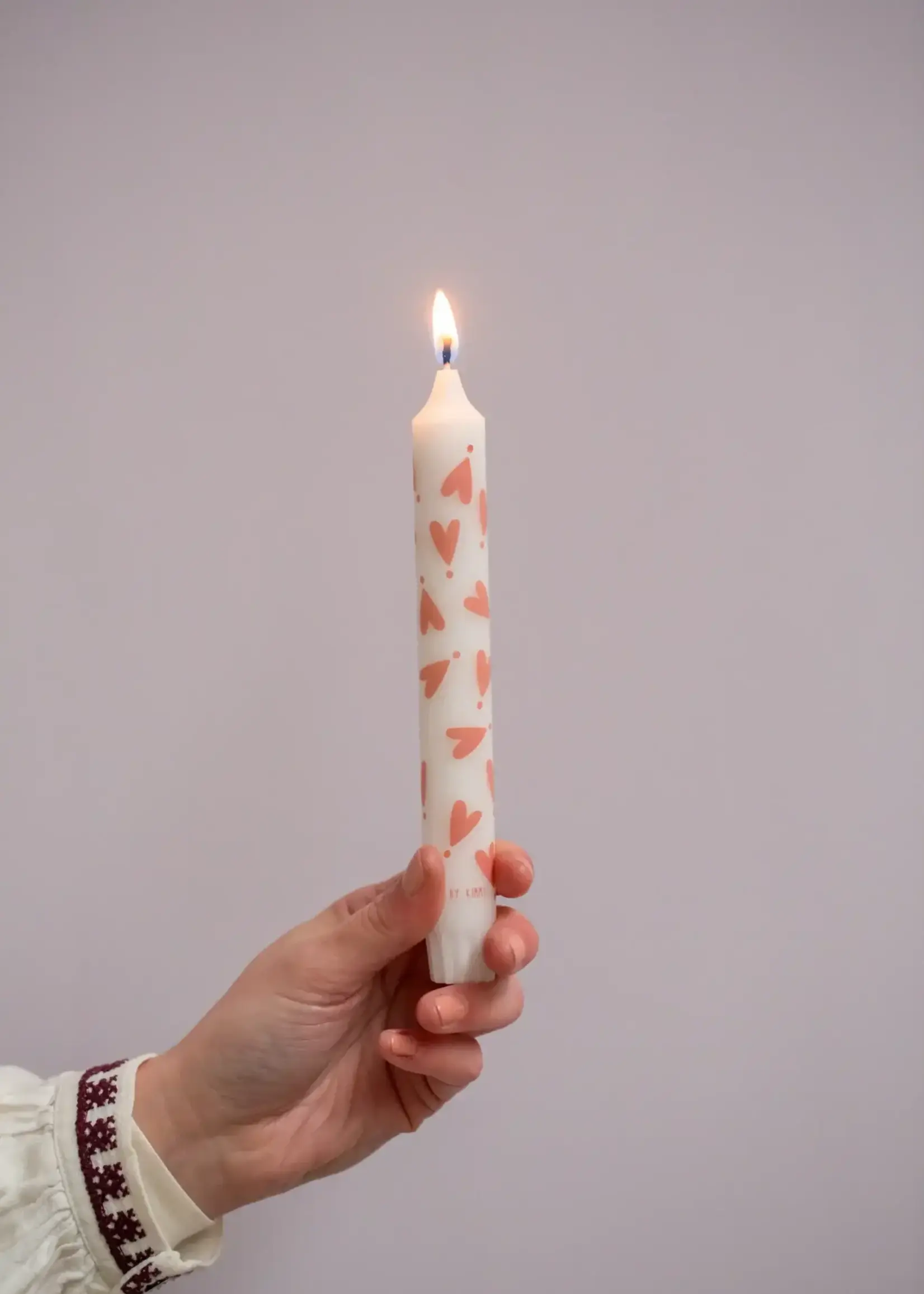 Rustik Lys Dinerkaars Cheerfull Hearts