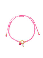 More the Firm Gevlochten armband pearl