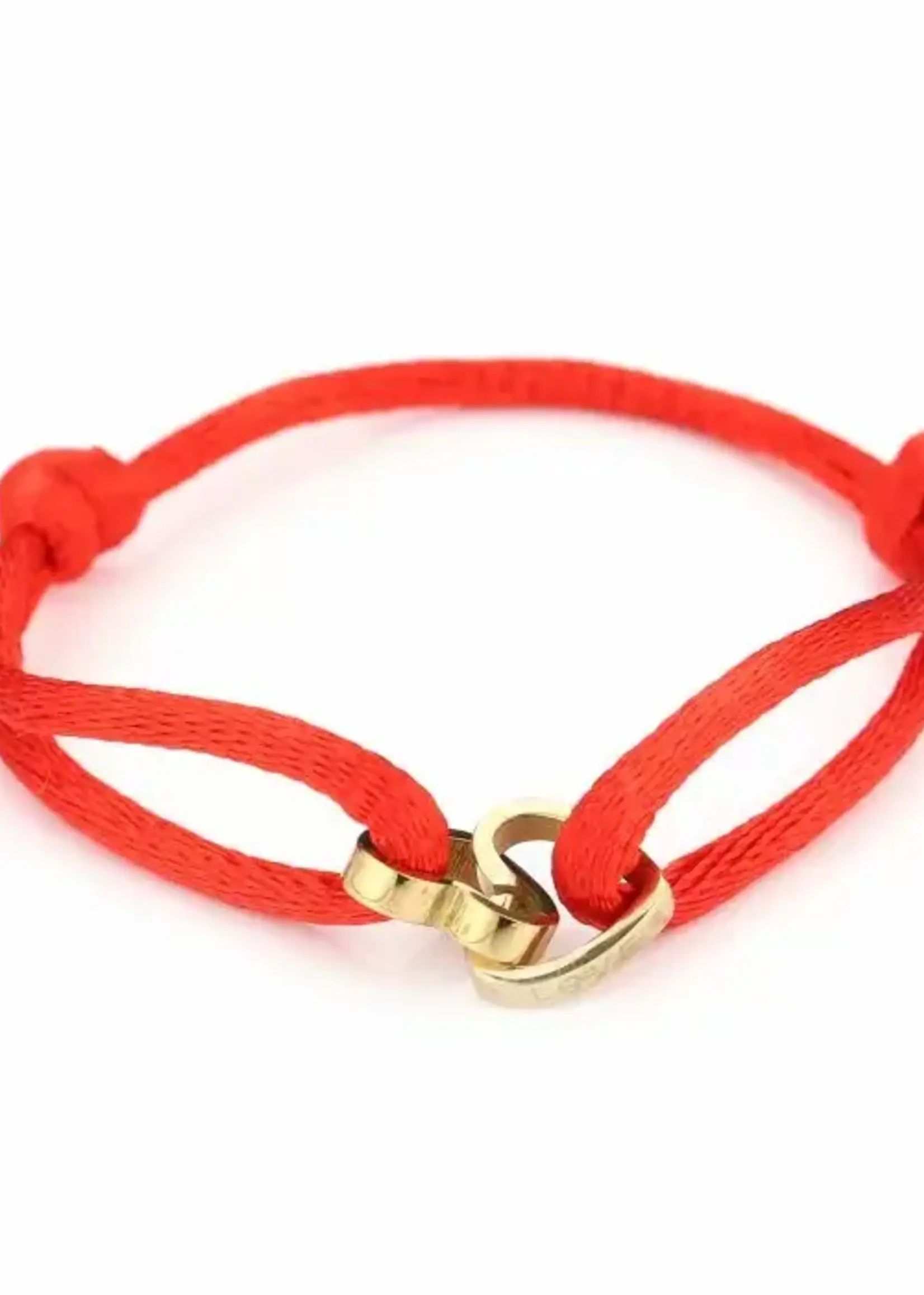 More the Firm Stoffen armband hearts