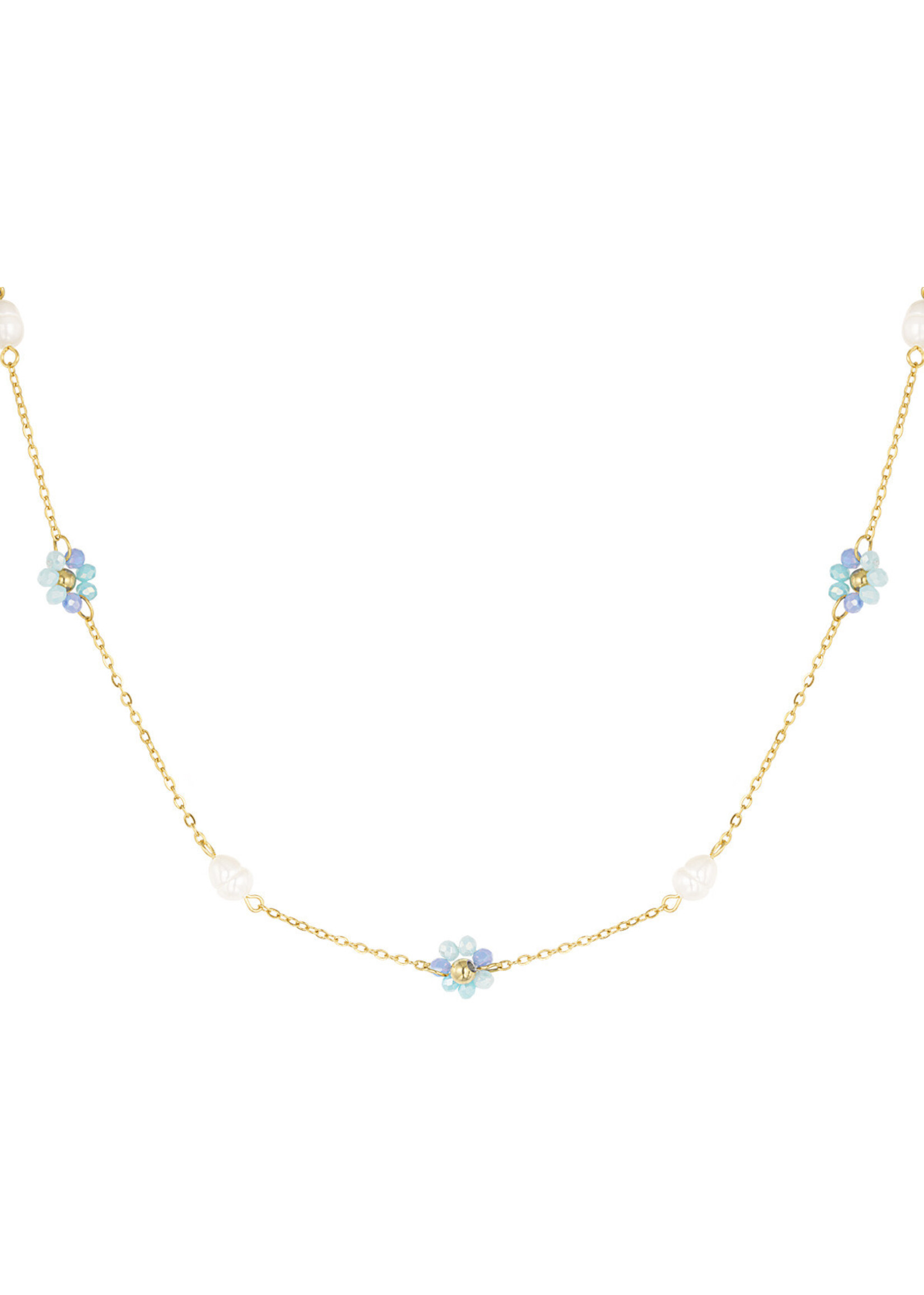 More the Firm Ketting Flowerfield pearl