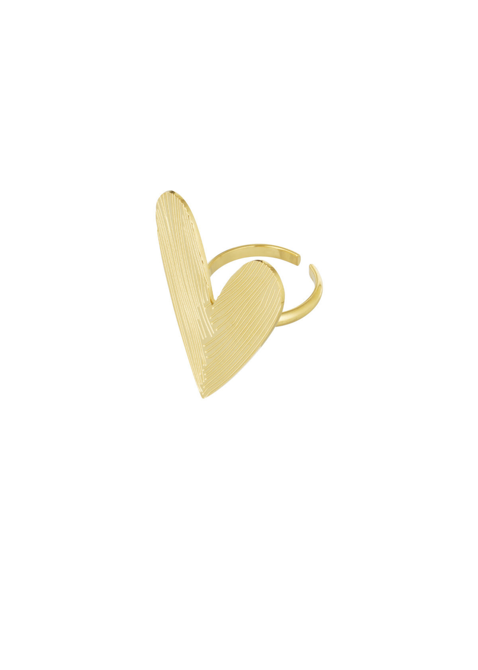 More the Firm Ring lovely heart large