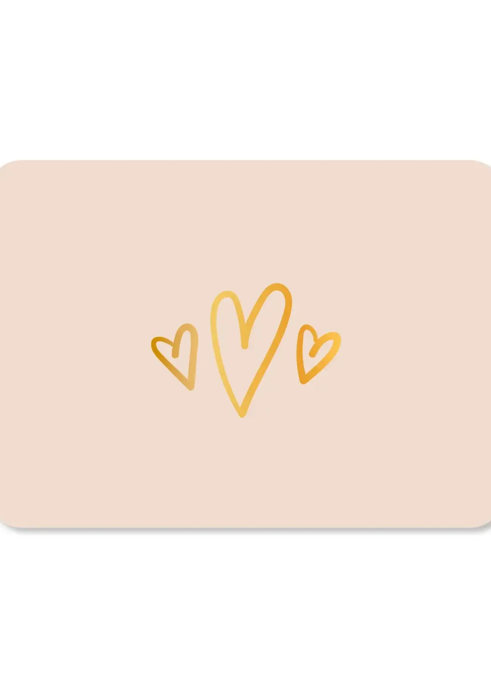 Kaartjes van Maaike Kaart goudfolie KvM III