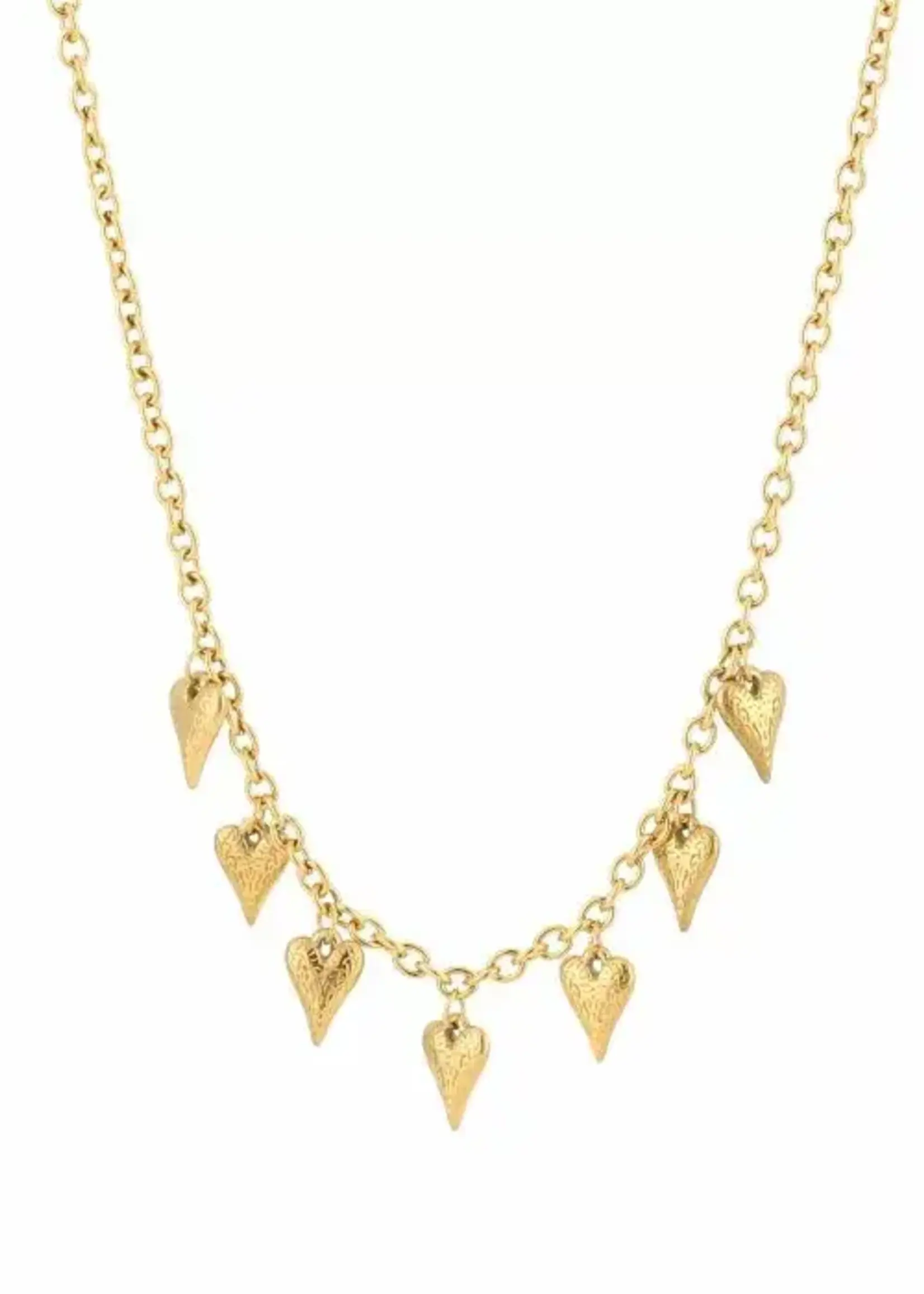 More the Firm Bedelketting Leopard Hearts