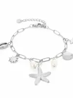 Flo Boutique Bedelarmband Beach Life Zilver