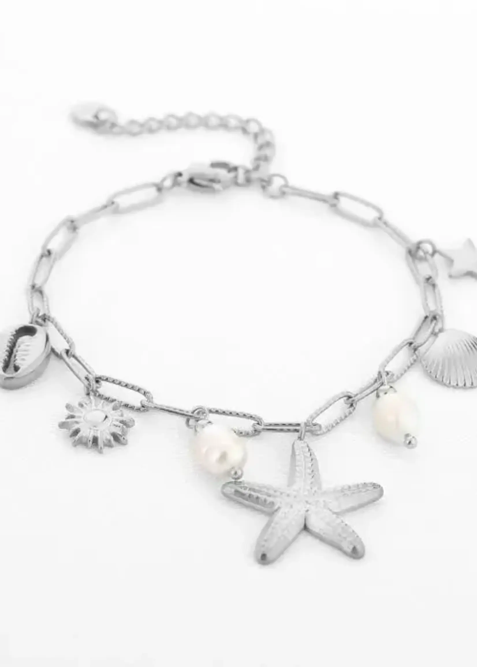 Flo Boutique Bedelarmband Beach Life Zilver