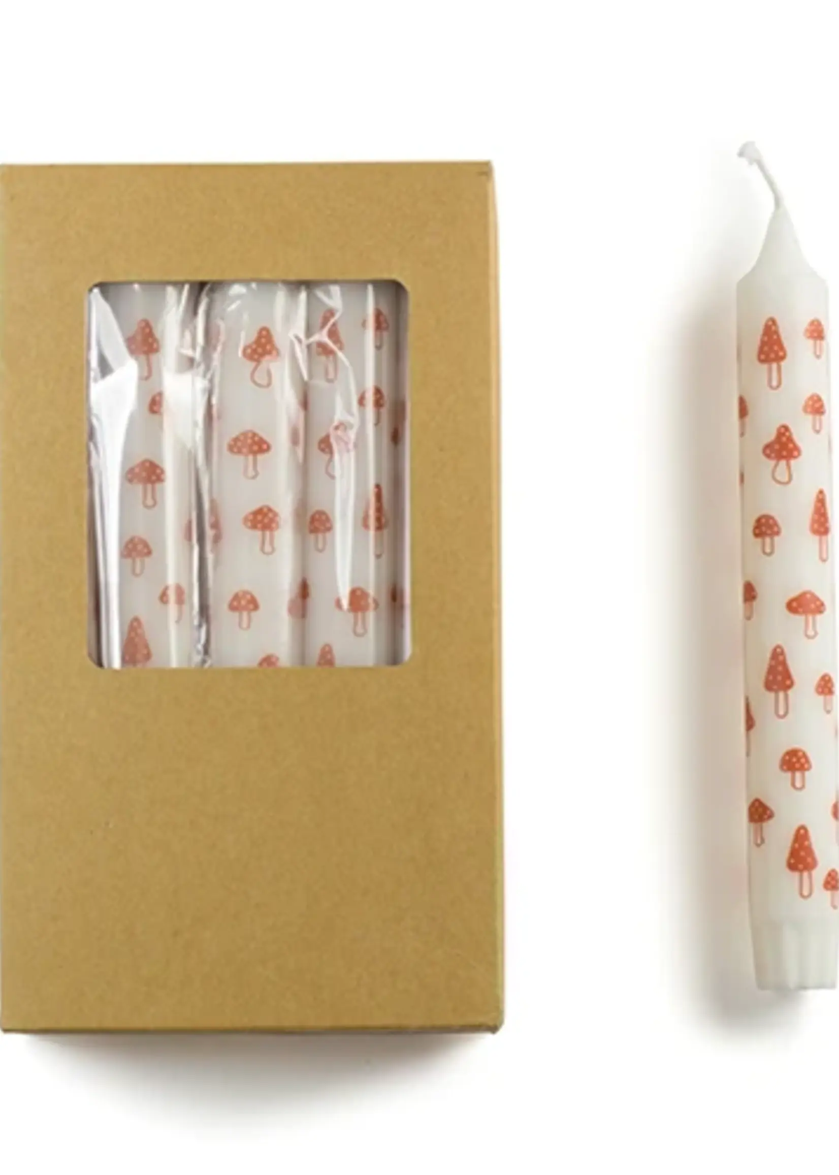 Rustik Lys Dinerkaars mushroom