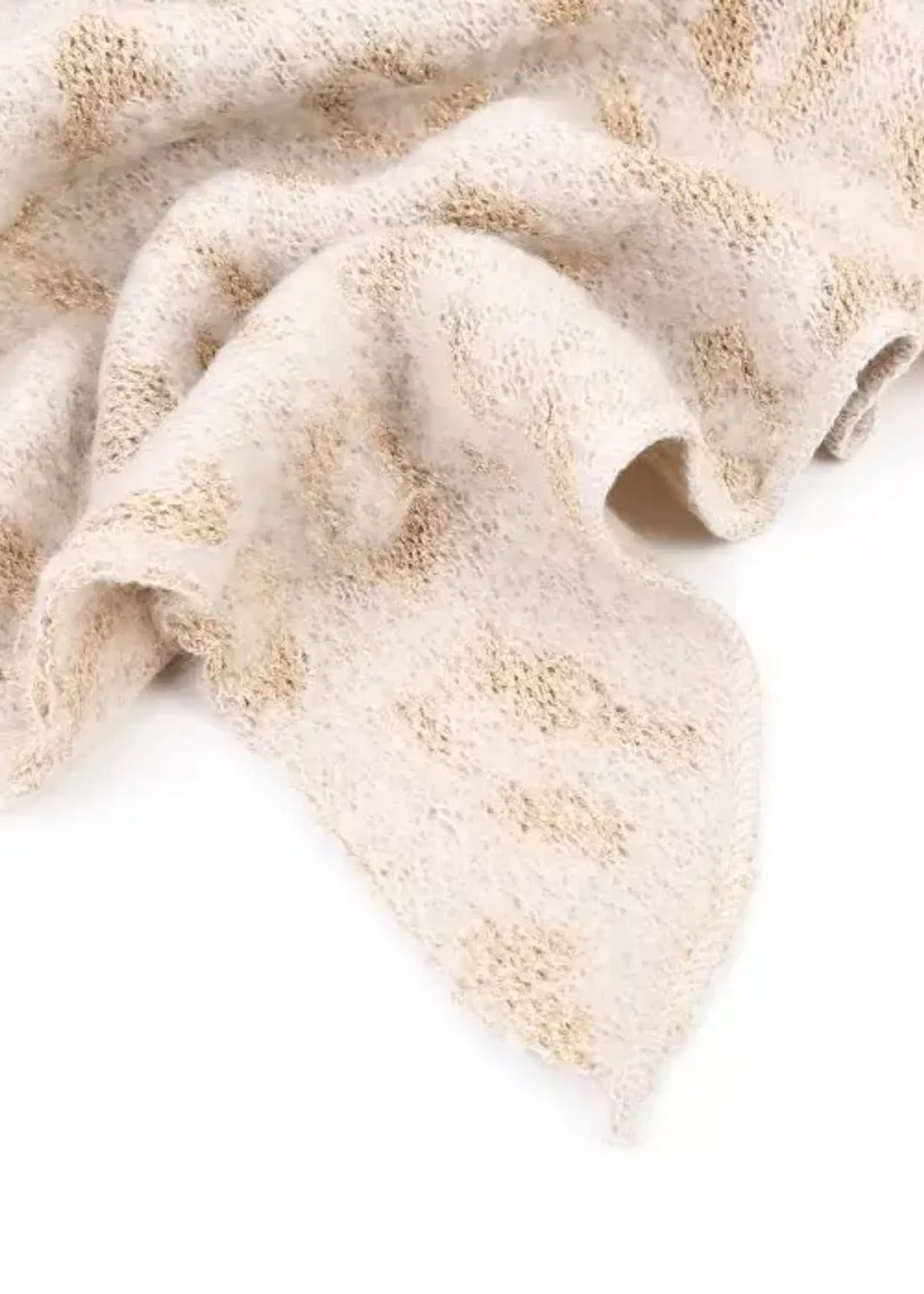 Flo Boutique Sjaal Comfy Leopard Beige