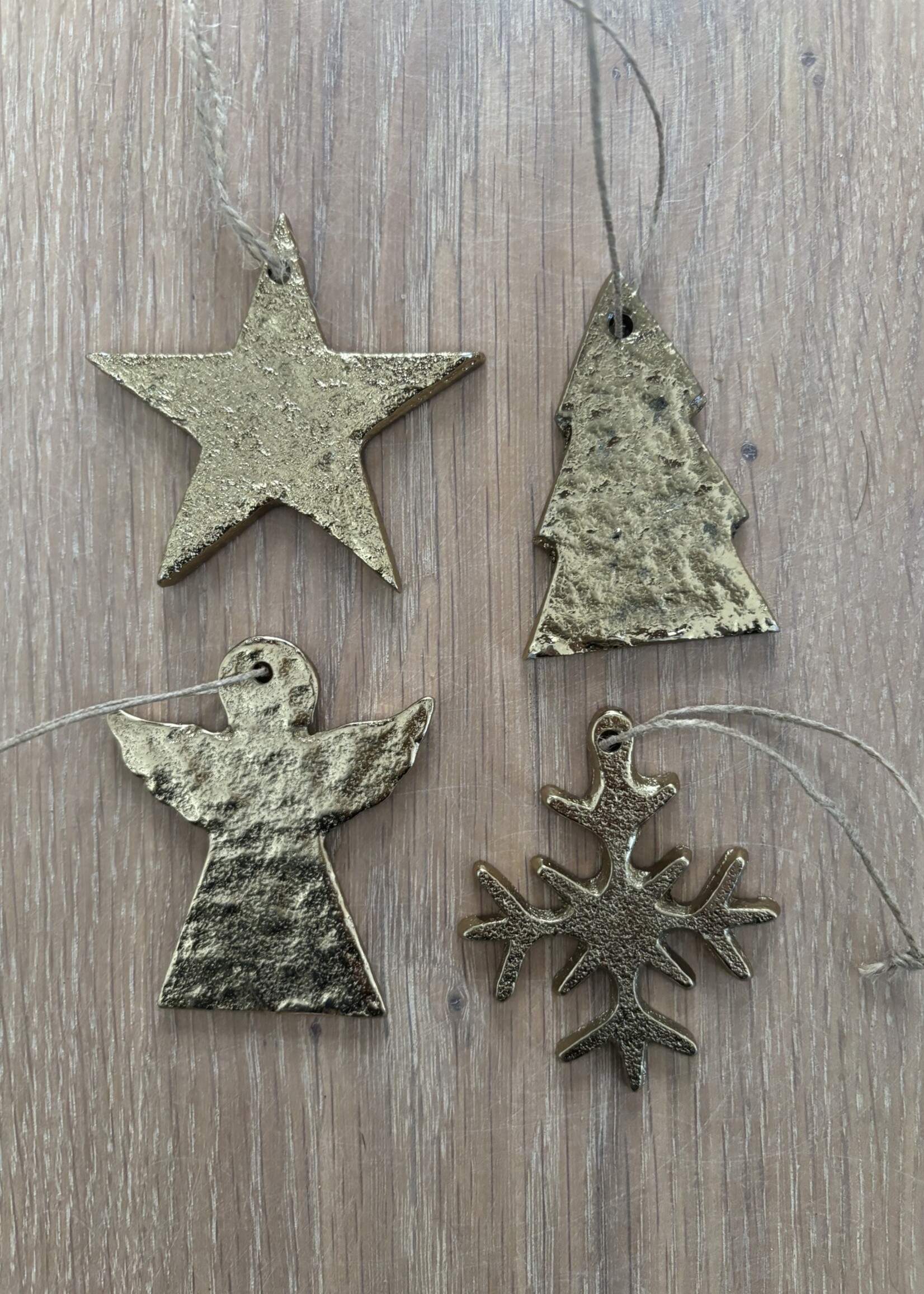 Kersthanger goud 7 cm