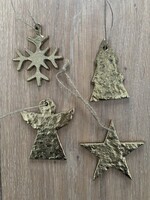 Kersthanger goud 7 cm