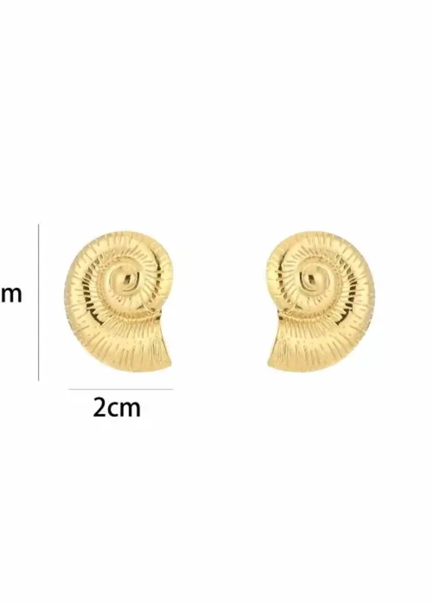 Flo Boutique Oorbellen Shell