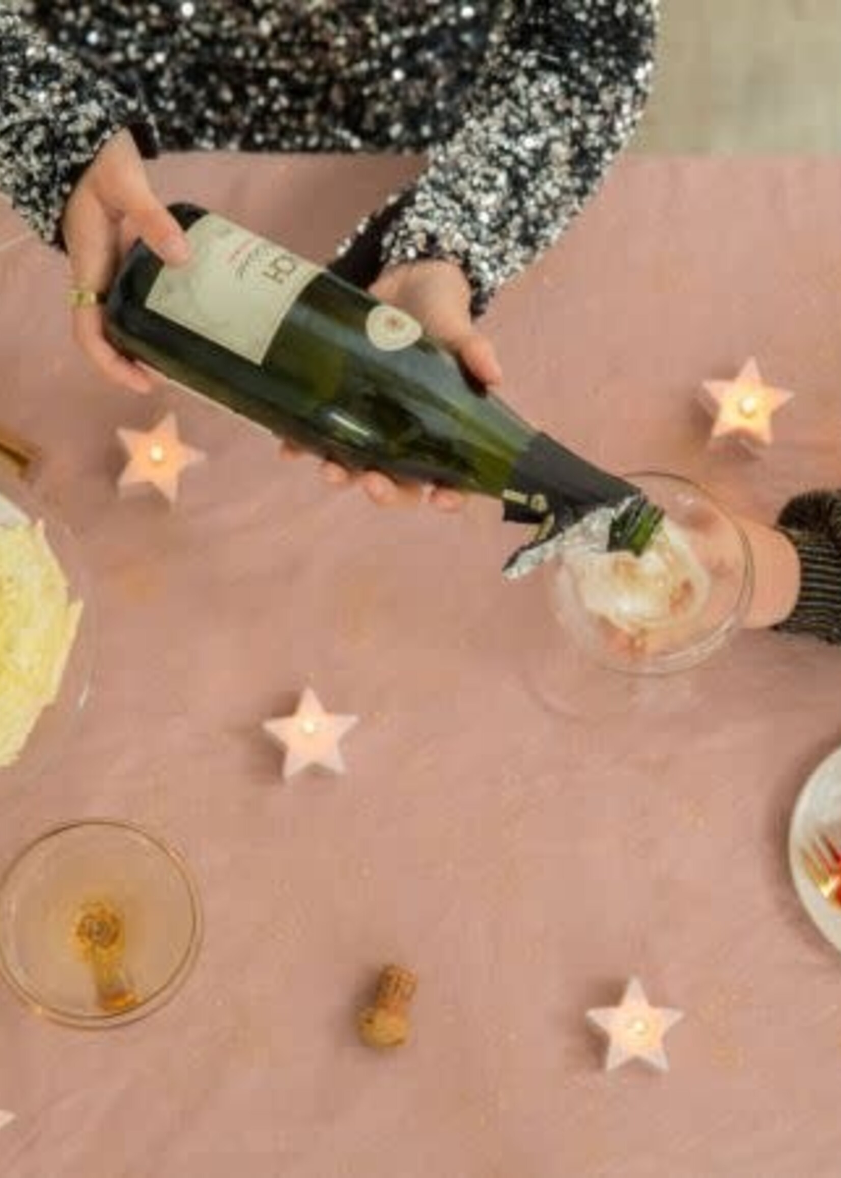 Rustik Lys Tealight Star (5 stuks)