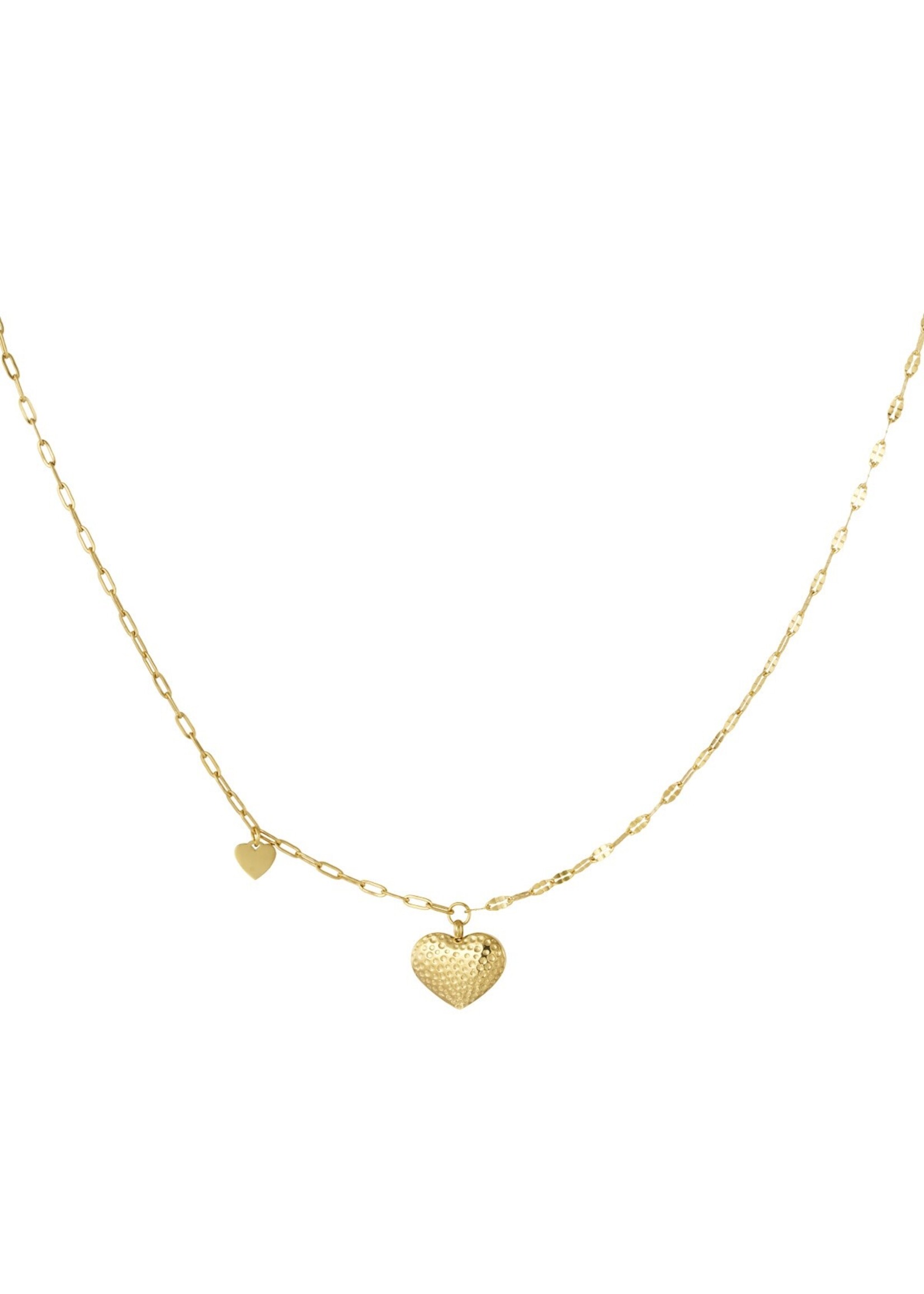 More the Firm Schakelketting double heart