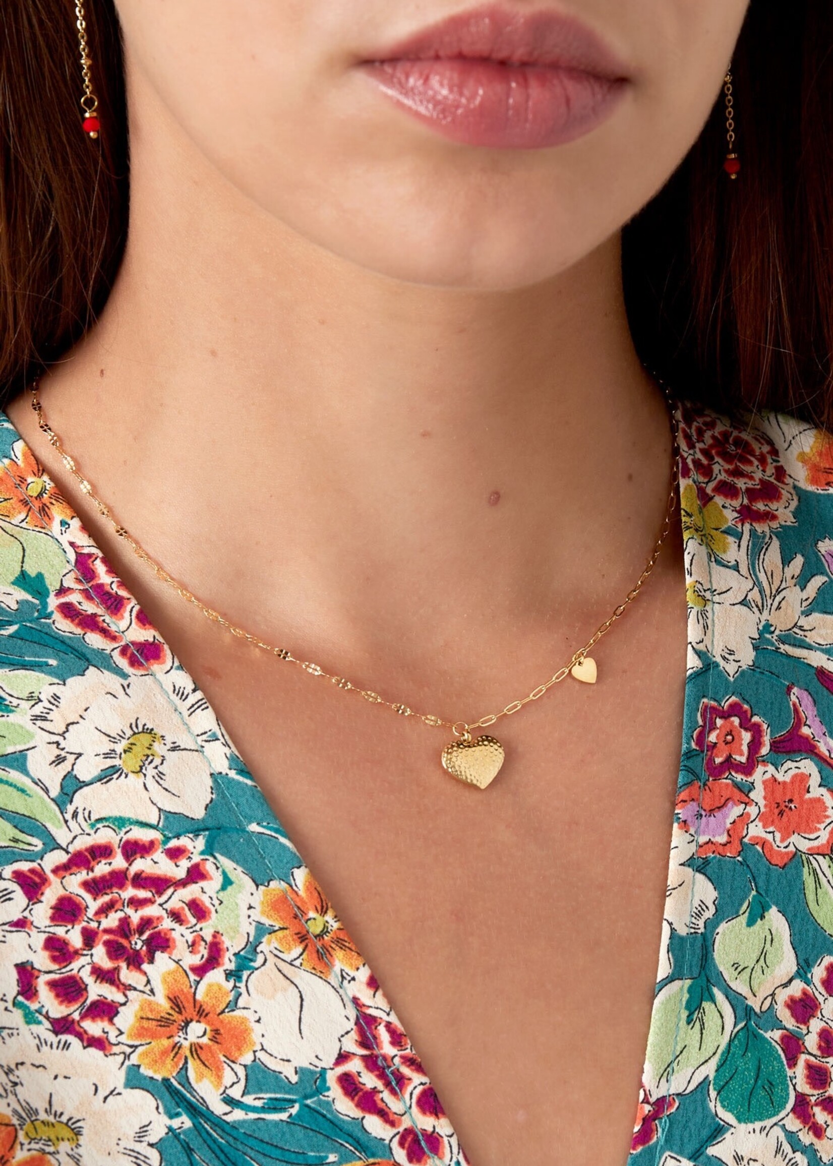 Flo Boutique Schakelketting double heart