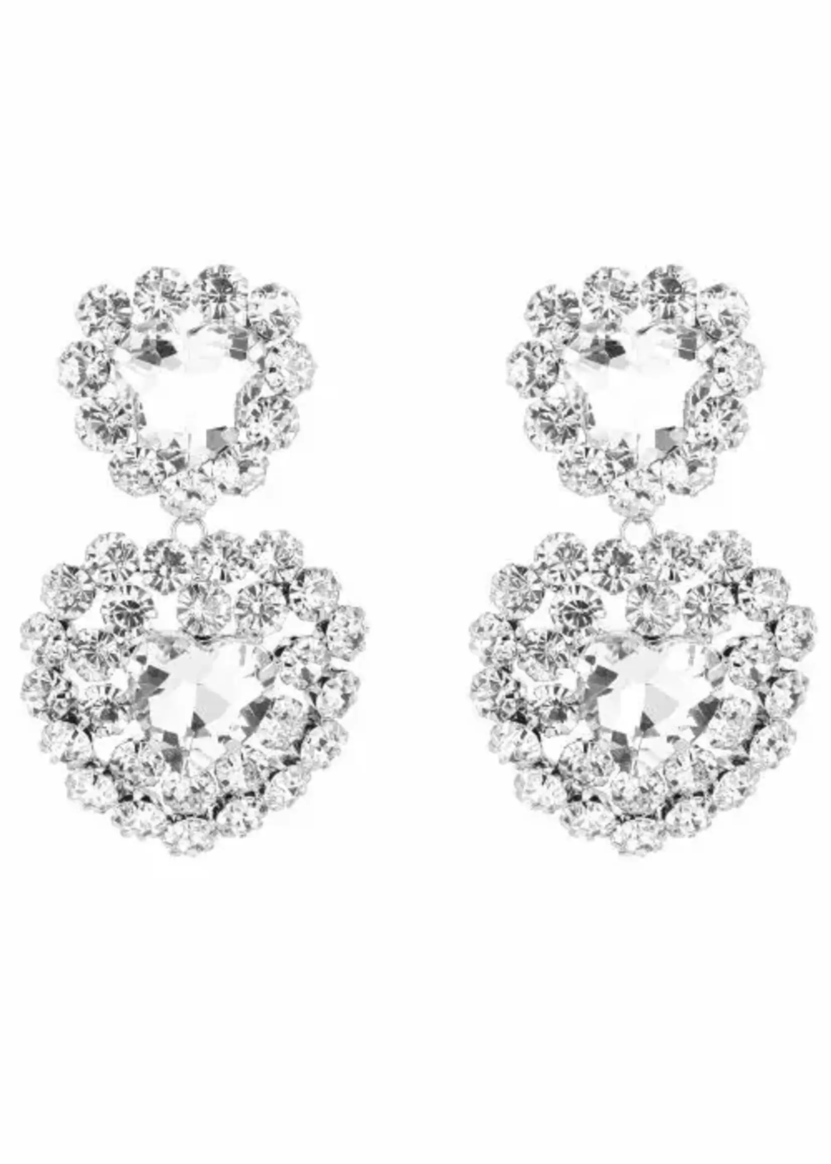 Flo Boutique Oorbellen sparkling hearts