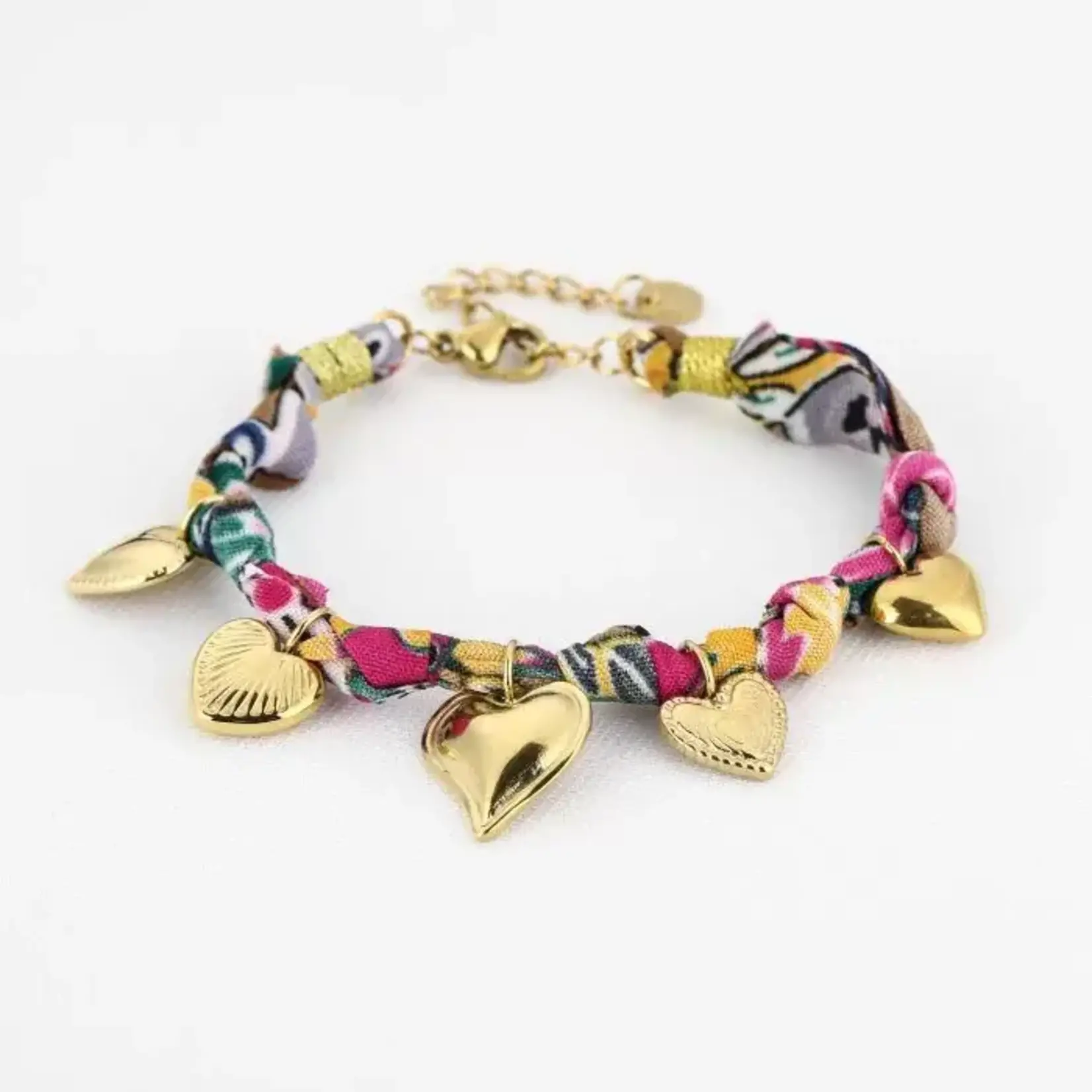 More the Firm Bandana armband hartjes bedels