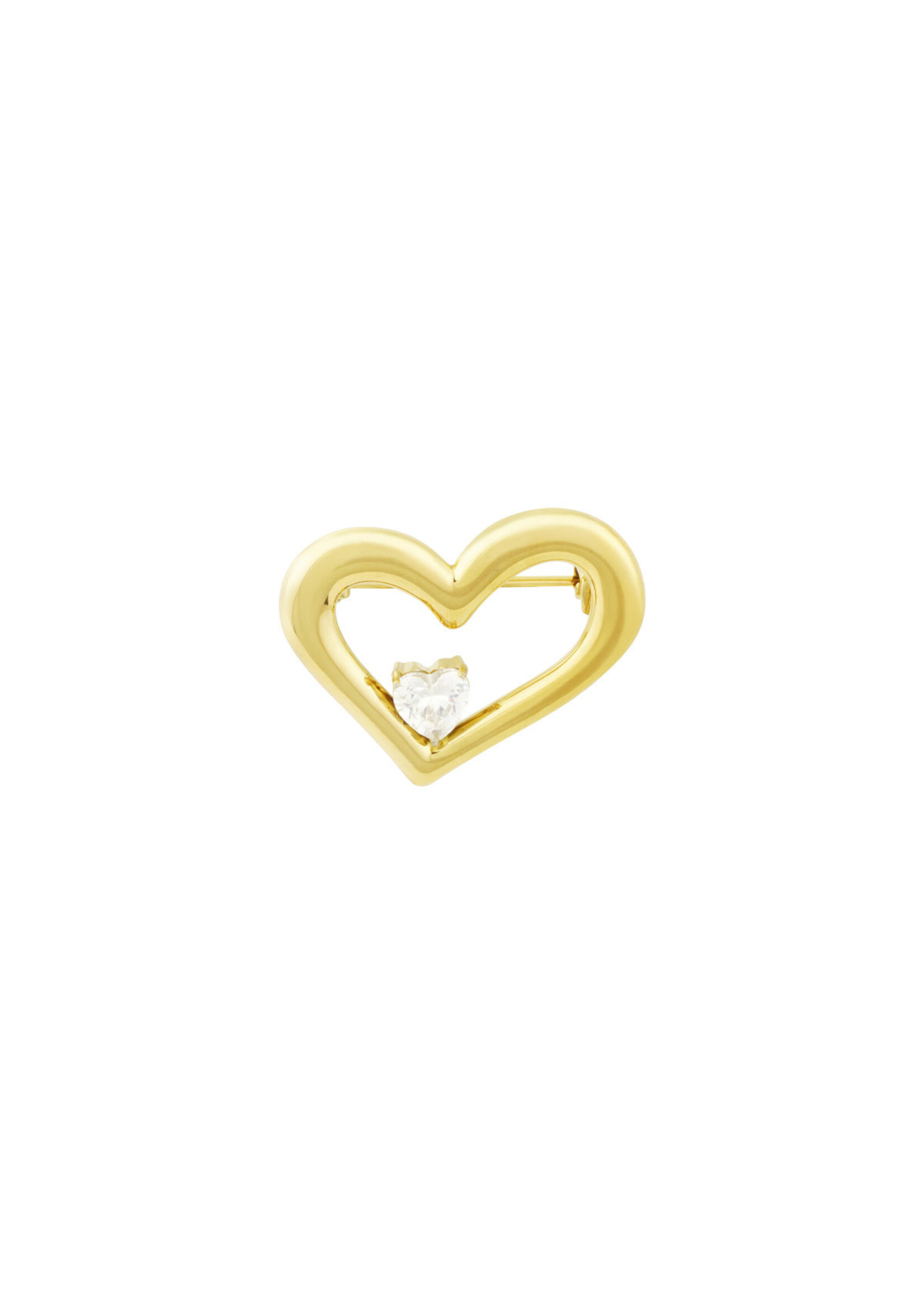 Flo Boutique Broche Bling Heart