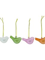 Home Society Ornament Bird Glass