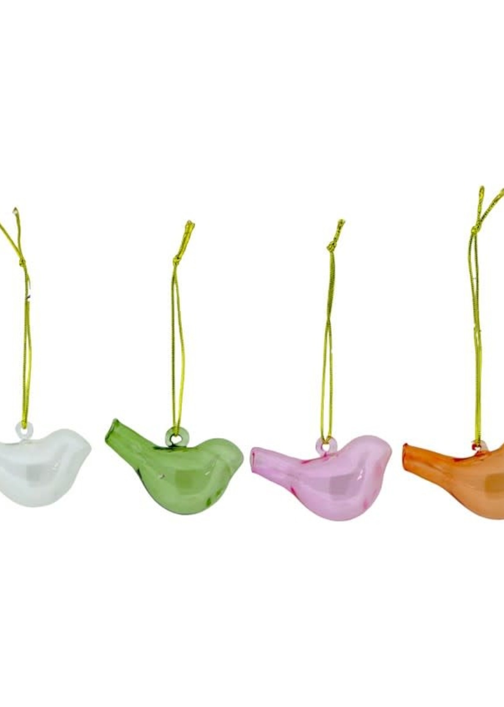 Home Society Ornament Bird Glass