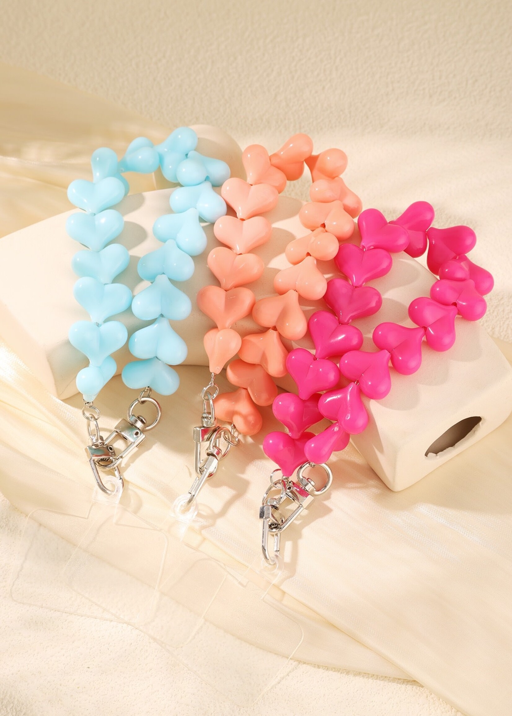 Flo Boutique Telefoonkoord Colour Hearts