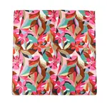 Flo Boutique Sjaaltje Leaves Fuchsia