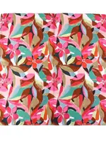 Flo Boutique Sjaaltje Leaves Fuchsia