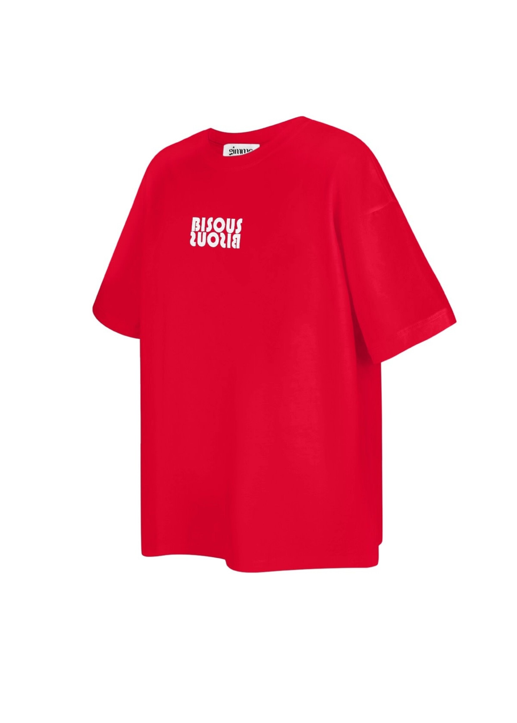 Flo Boutique T-shirt Bisous Red