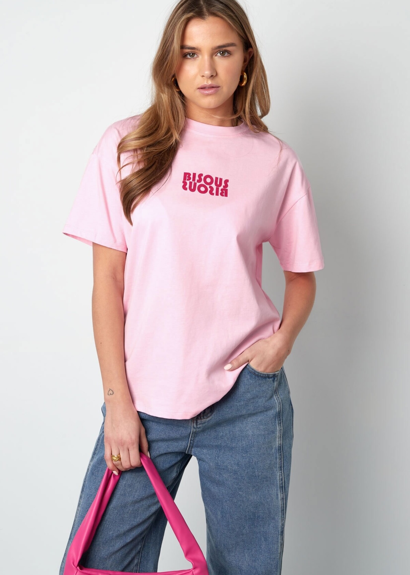 Flo Boutique T-shirt Bisous Black