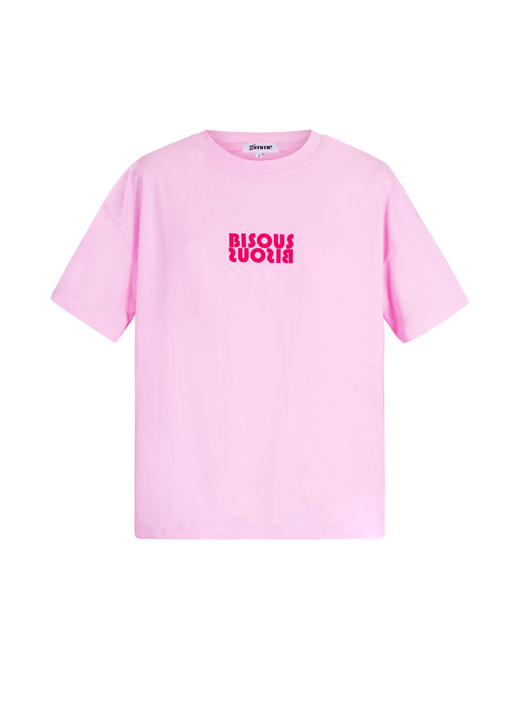 Flo Boutique T-shirt Bisous Pink