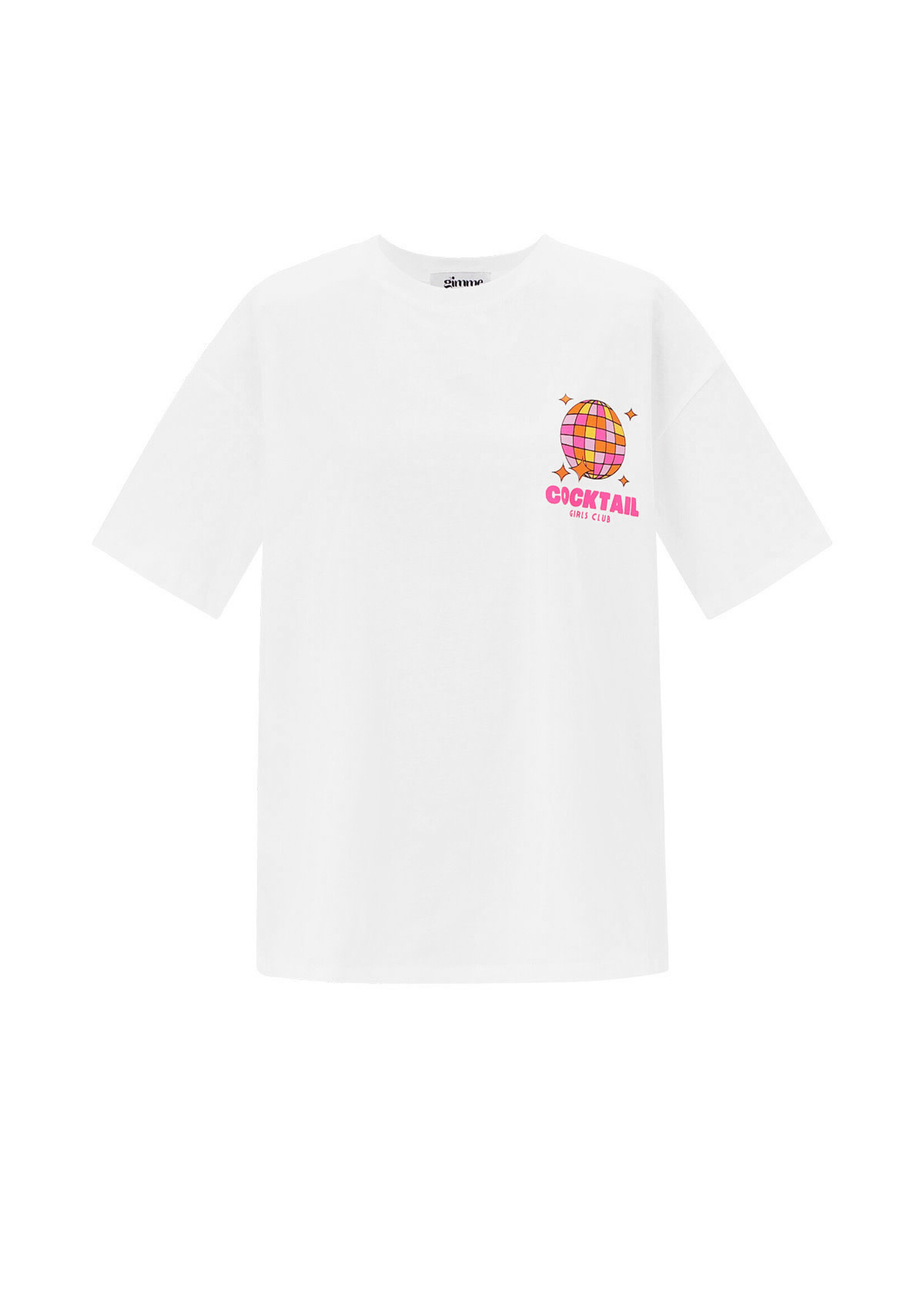 Flo Boutique T-shirt Cocktail White