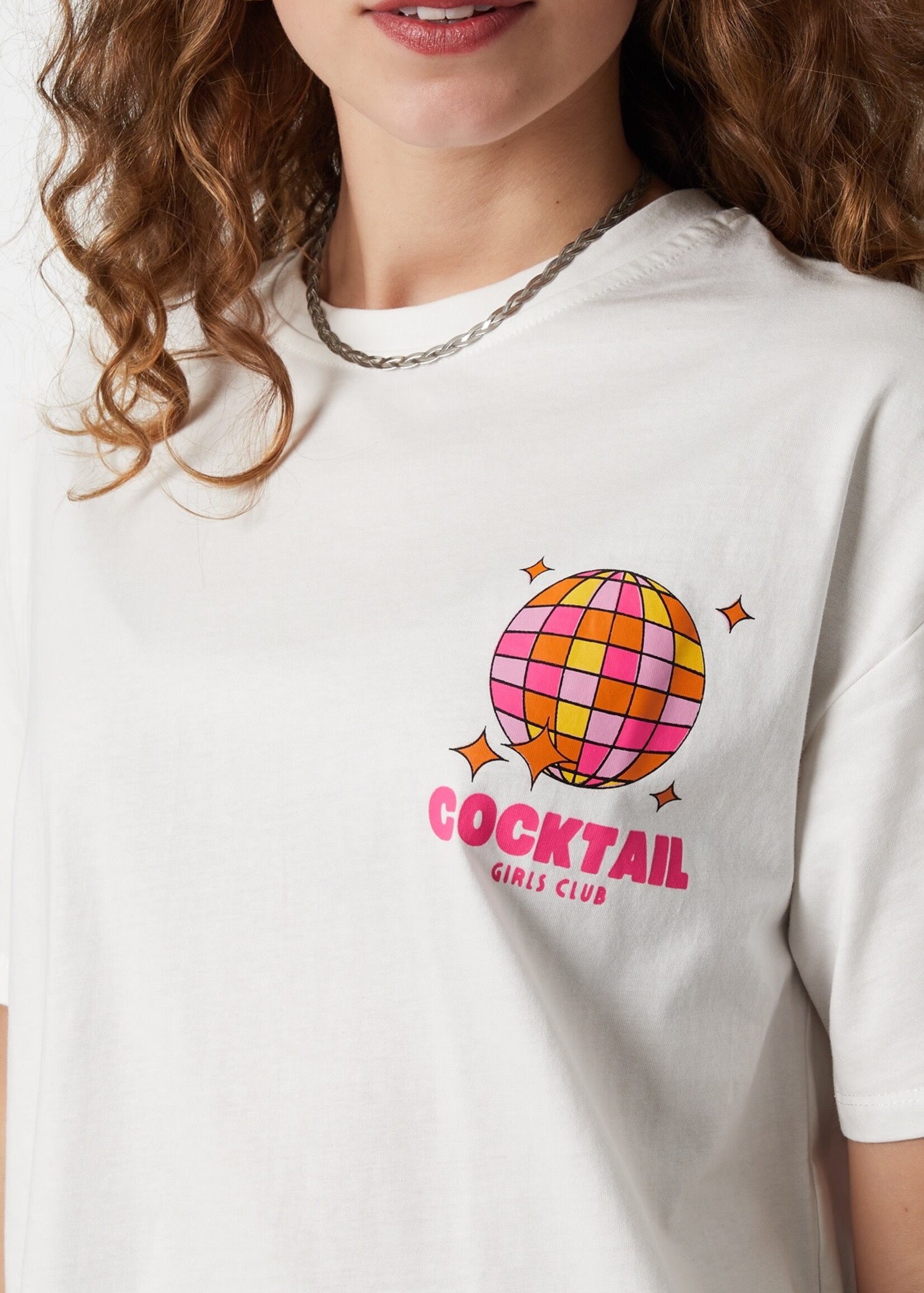 Flo Boutique T-shirt Cocktail White