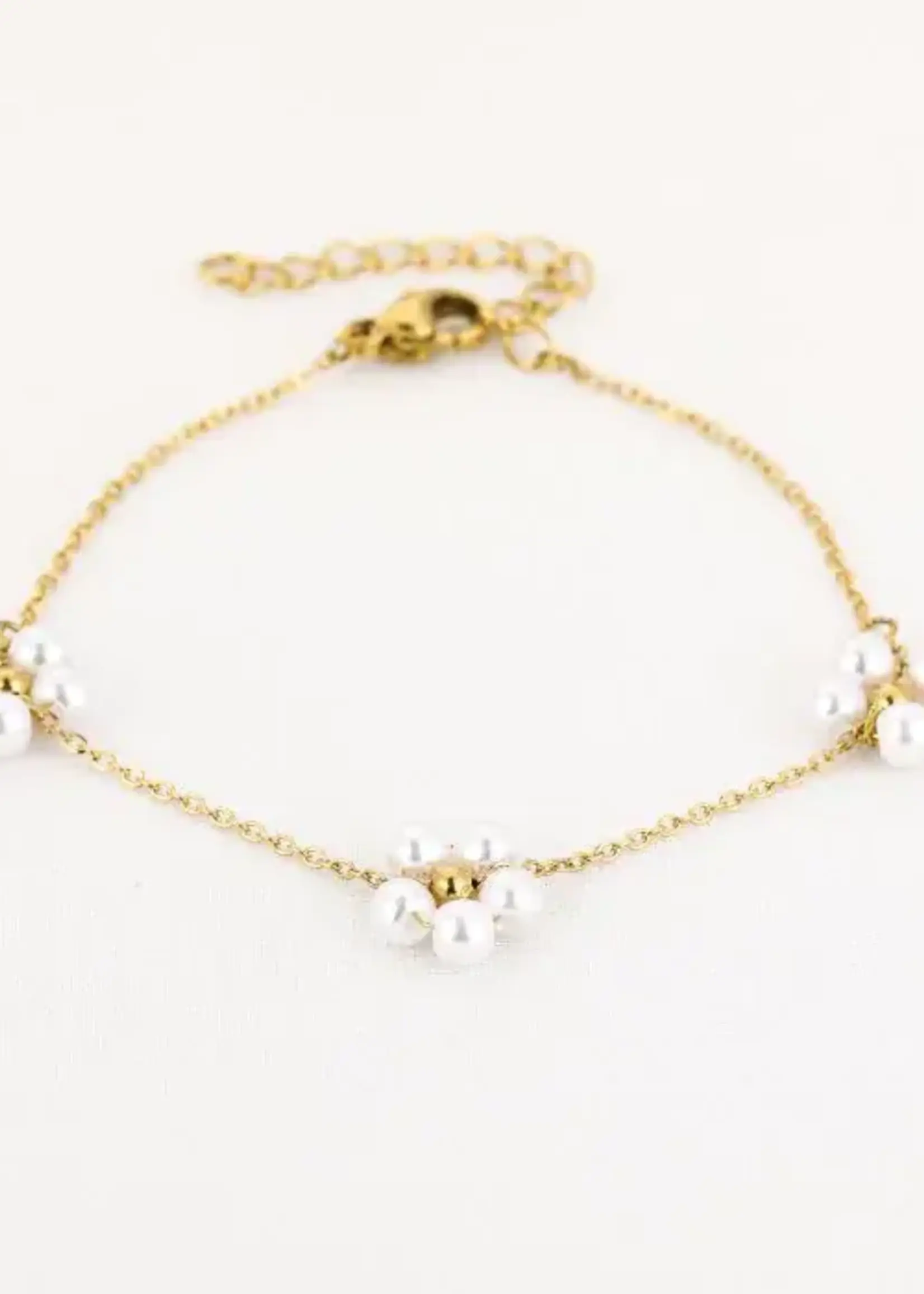 Flo Boutique Armband Flower Pearl