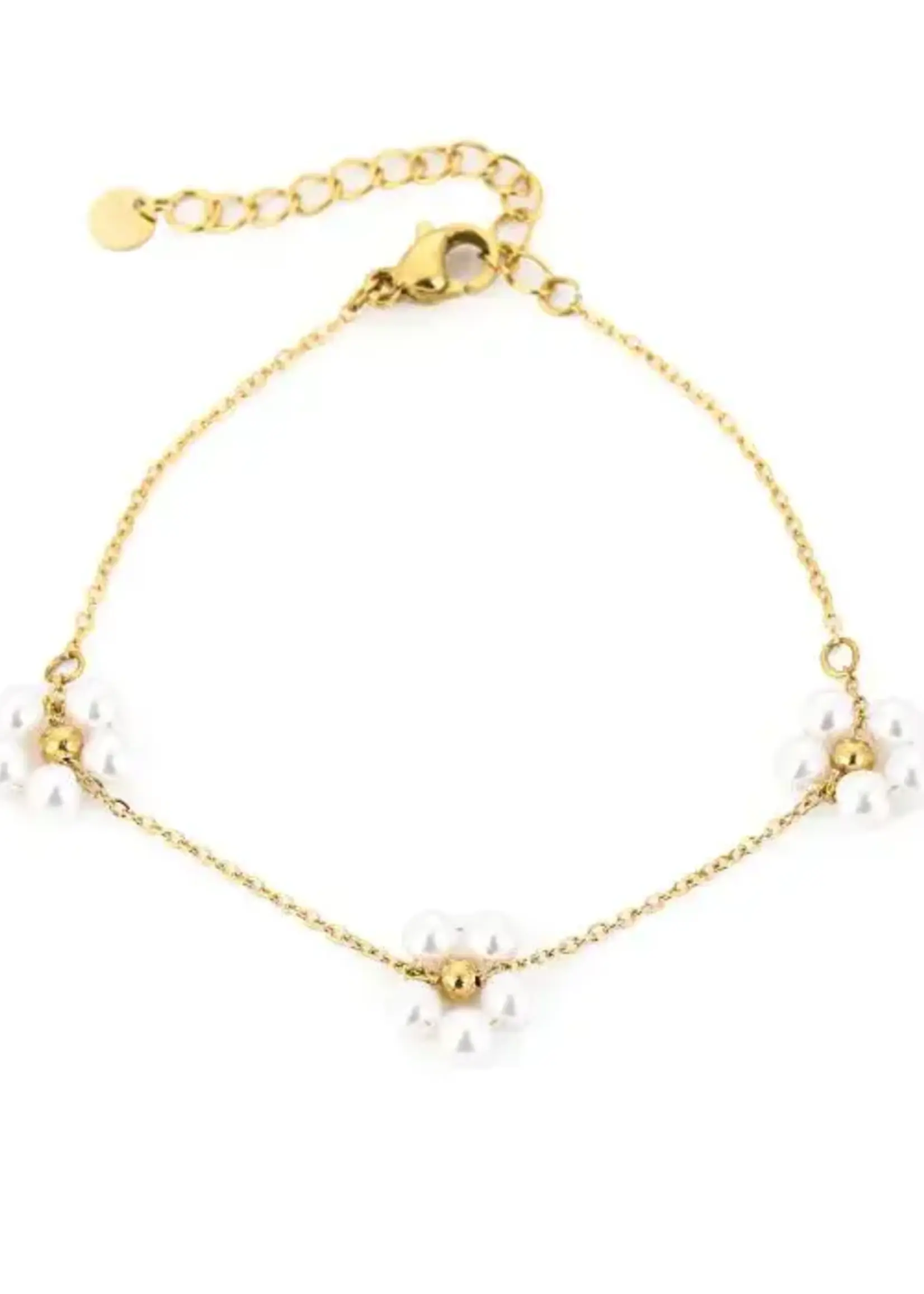 Flo Boutique Armband Flower Pearl